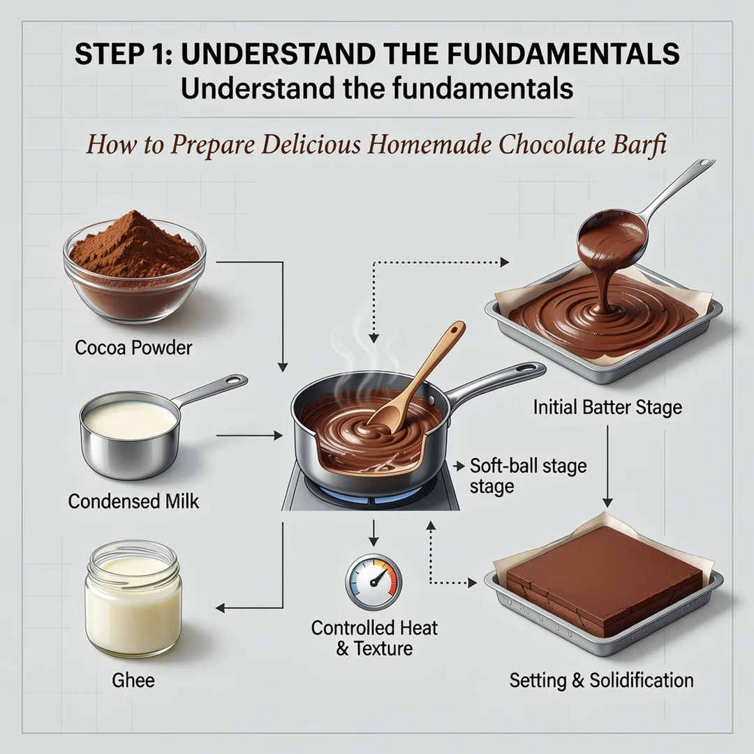 Step 1: Illustration for step: Understand the fundamentals related to How to Prepare Delicious Homemade Choc