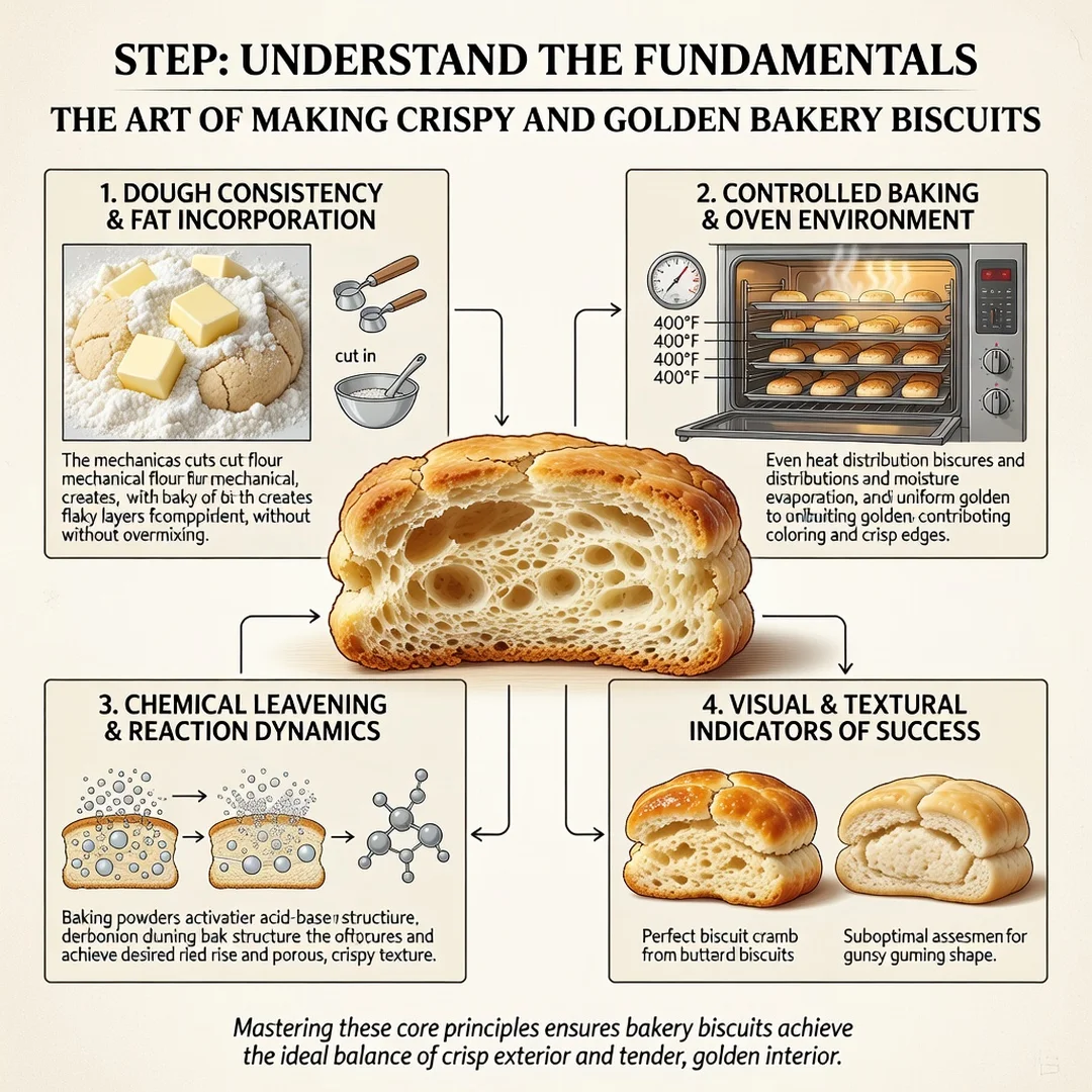 Step 1: Illustration for step: Understand the fundamentals related to The Art of Making Crispy and Golden Ba