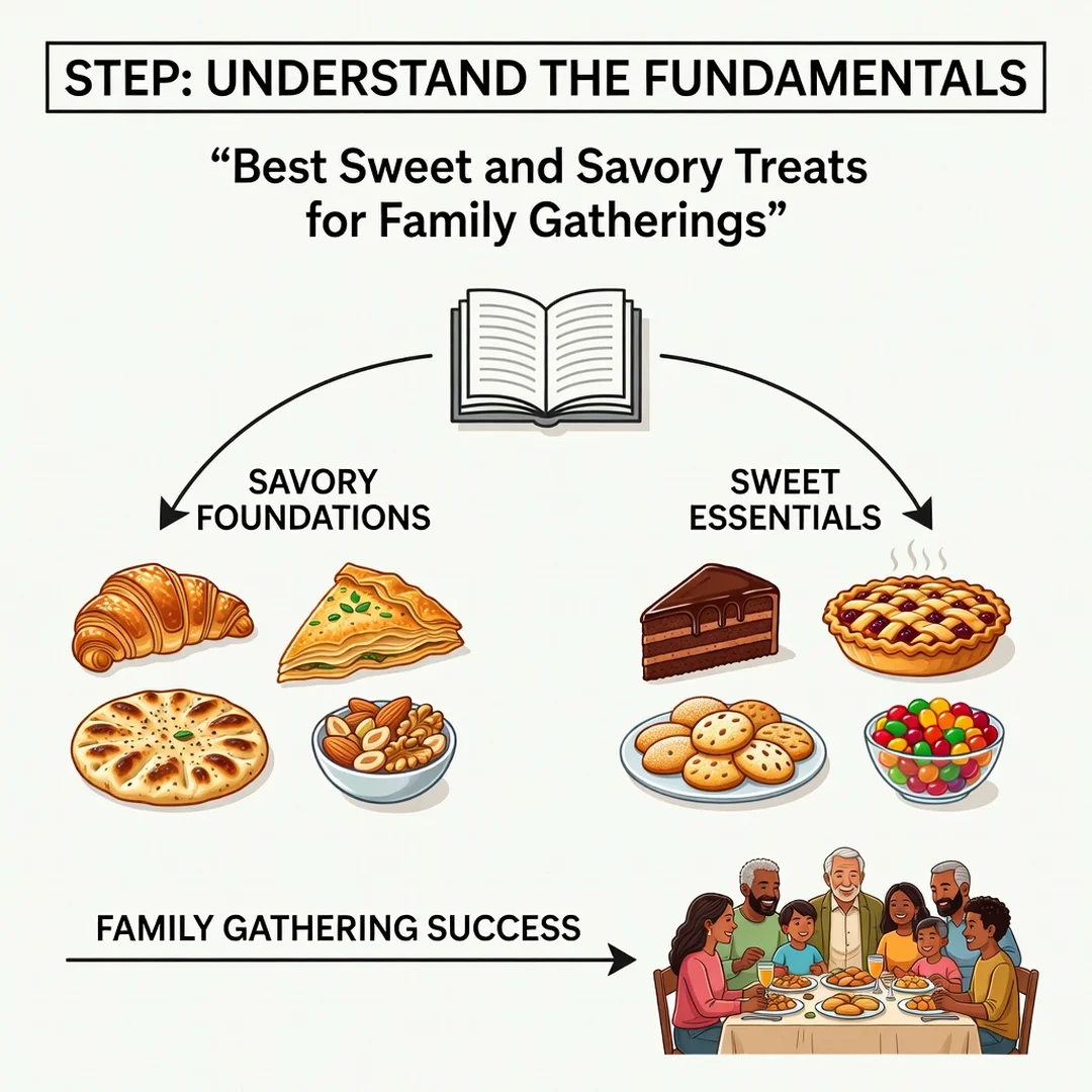 Step 1: Illustration for step: Understand the fundamentals related to Best Sweet and Savory Treats for Famil