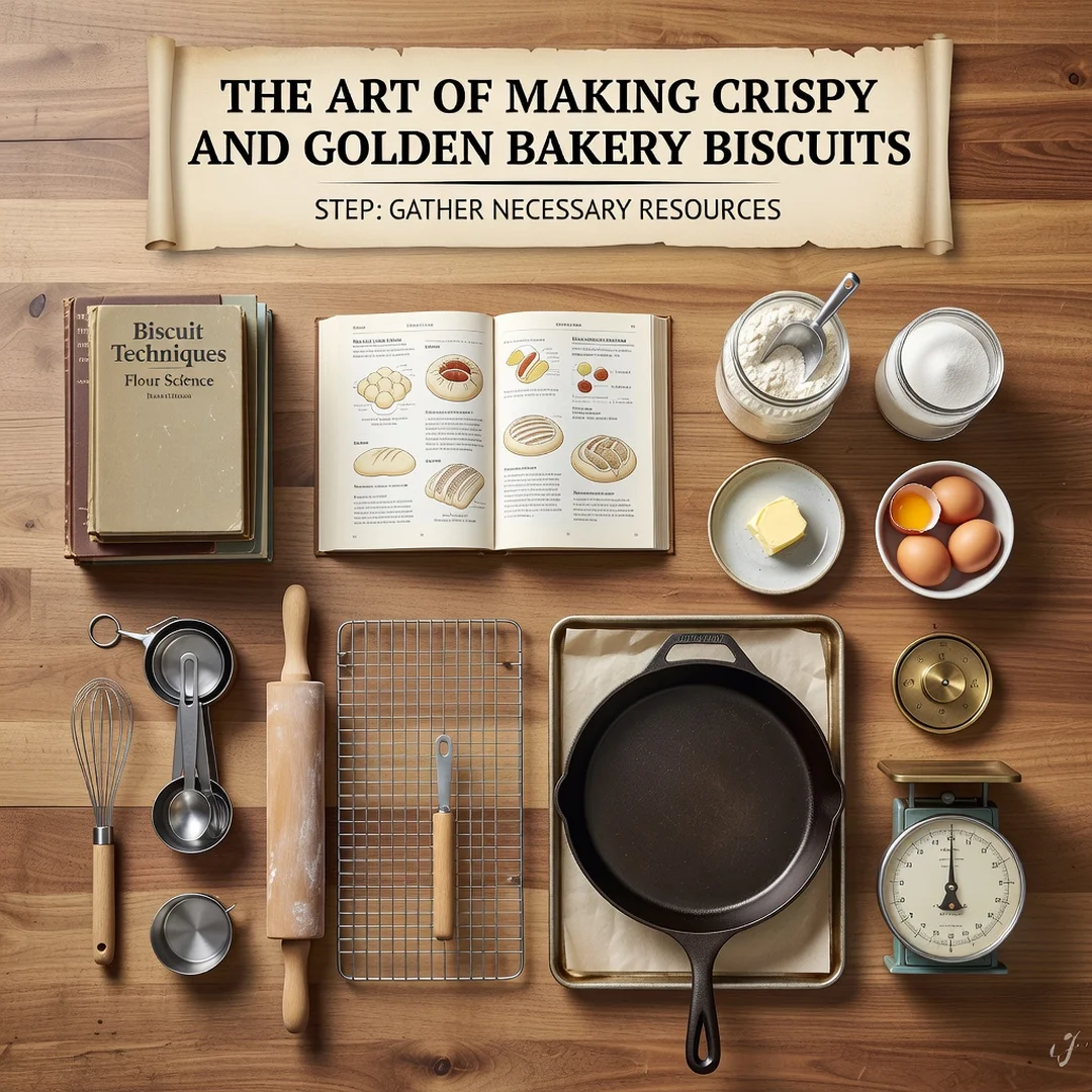 Step 4: Illustration for step: Gather necessary resources related to The Art of Making Crispy and Golden Bak