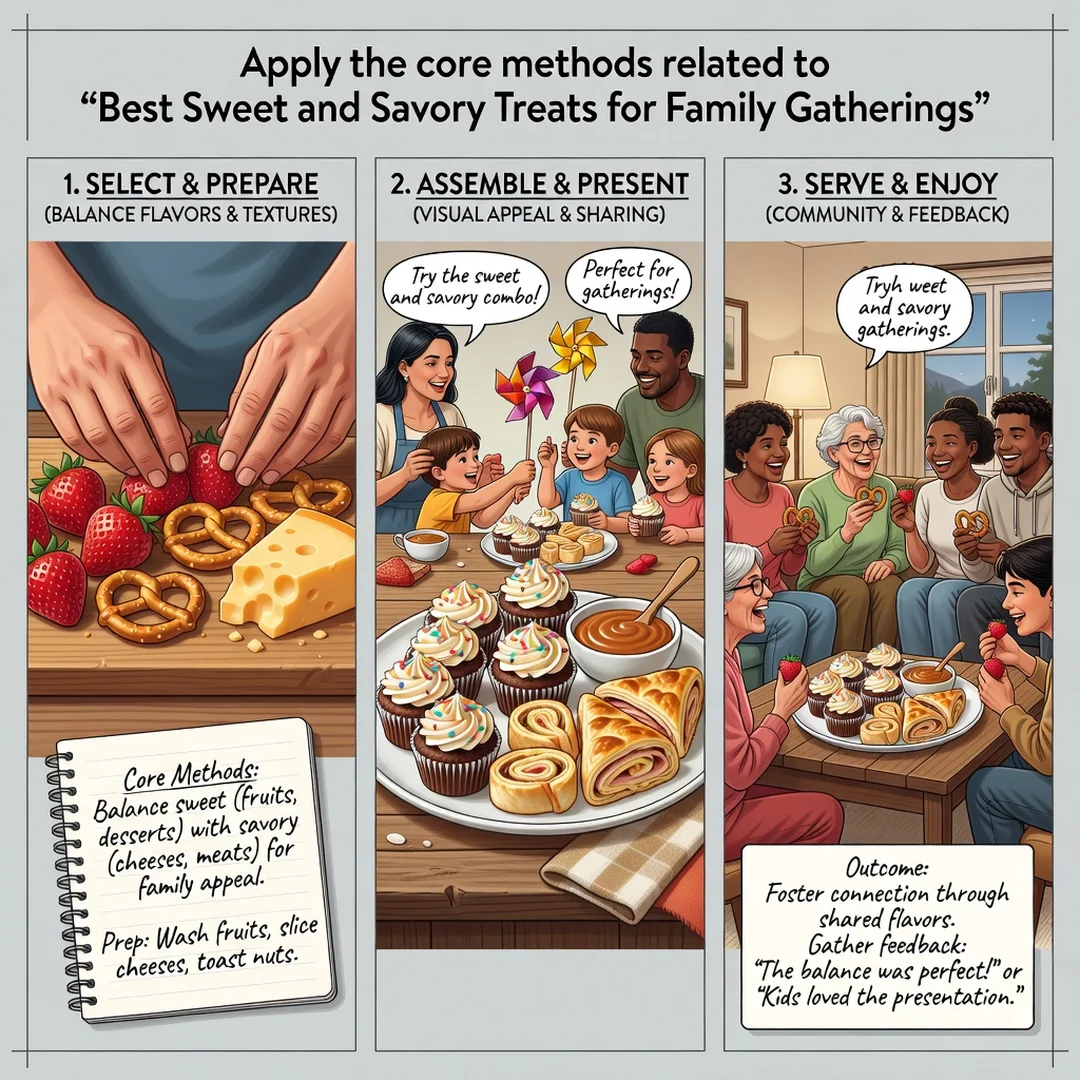 Step 5: Illustration for step: Apply the core methods related to Best Sweet and Savory Treats for Family Gat